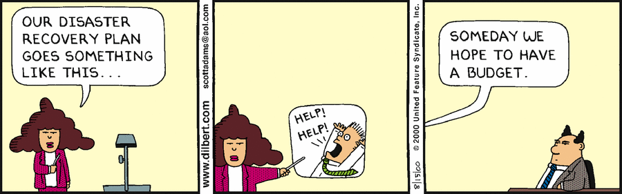 Dilbert Disaster Recovery Plan